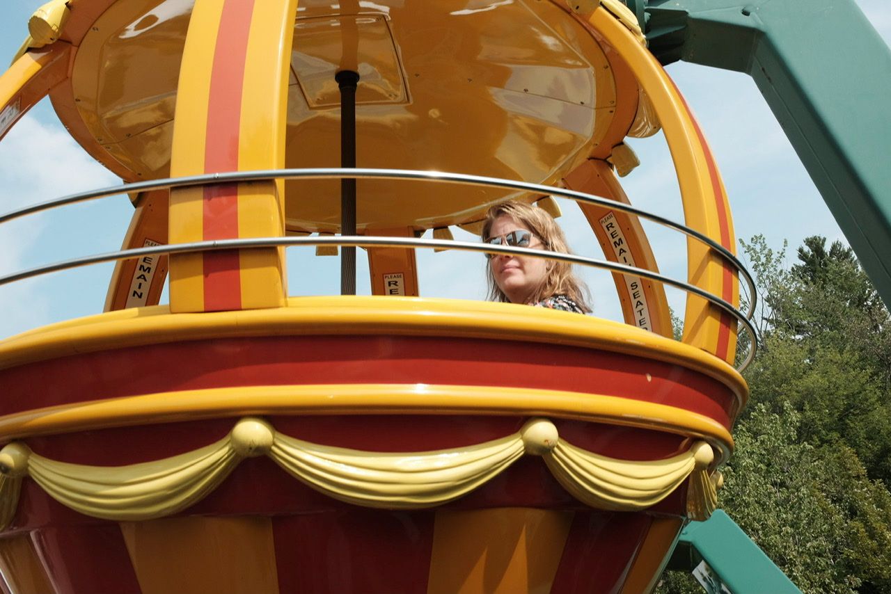 Woman in gondola