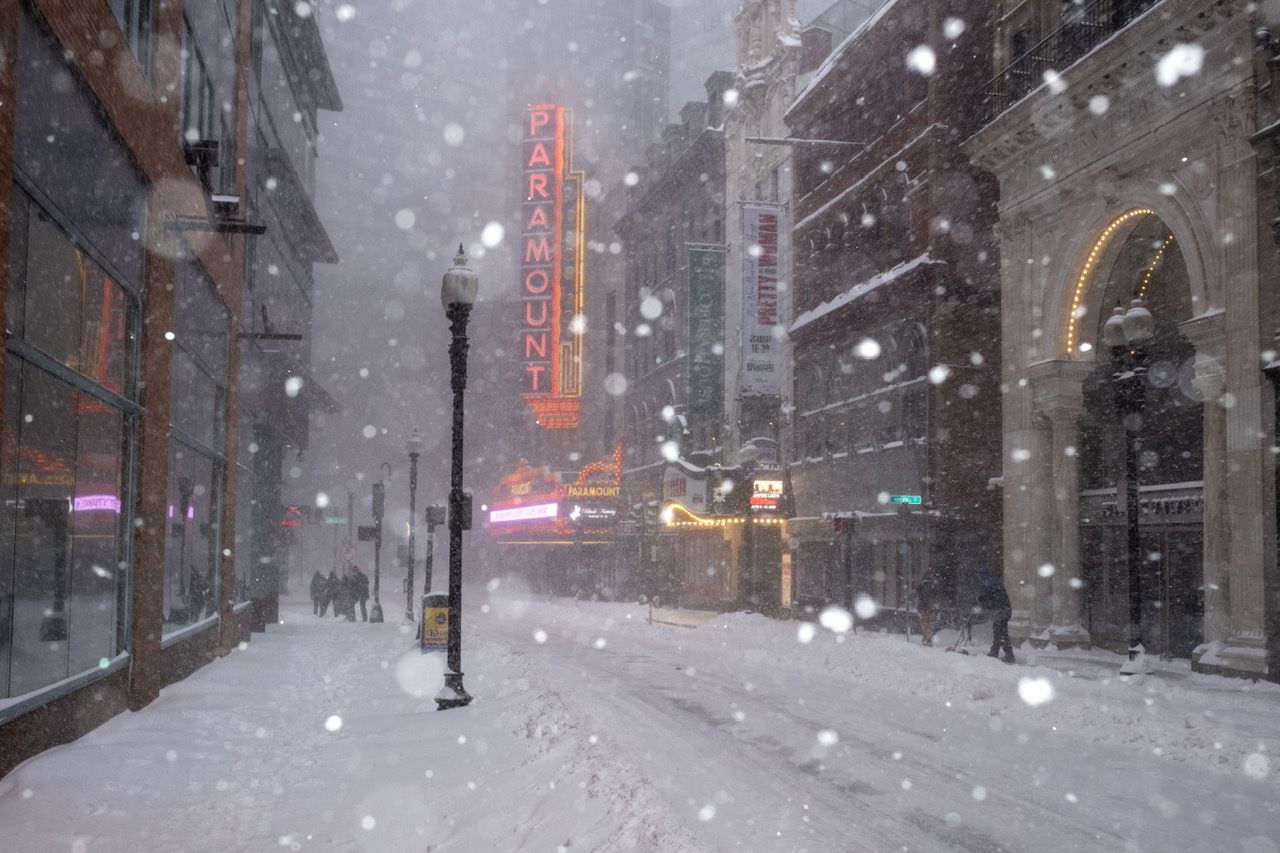 Paramount theater in the Theater District